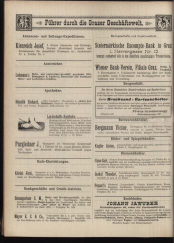 Amtsblatt der landesfürstlichen Hauptstadt Graz 18970620 Seite: 34