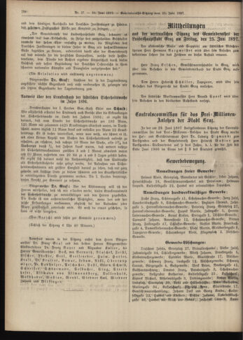 Amtsblatt der landesfürstlichen Hauptstadt Graz 18970630 Seite: 16