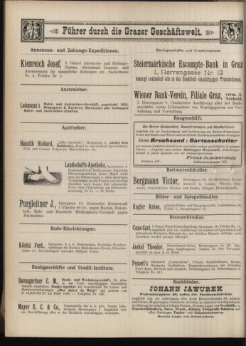 Amtsblatt der landesfürstlichen Hauptstadt Graz 18970710 Seite: 24