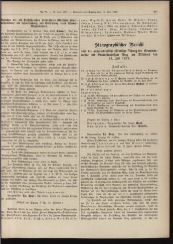 Amtsblatt der landesfürstlichen Hauptstadt Graz 18970720 Seite: 21