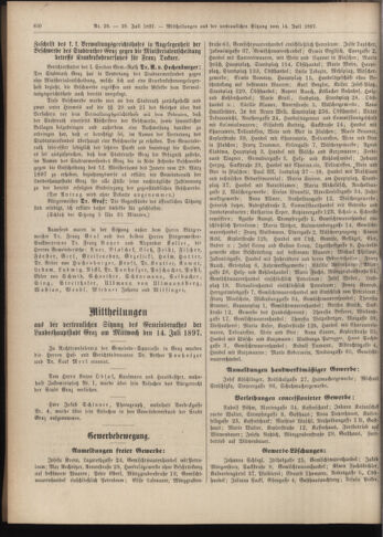 Amtsblatt der landesfürstlichen Hauptstadt Graz 18970720 Seite: 24