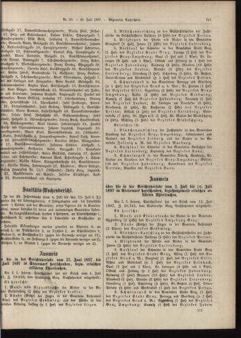 Amtsblatt der landesfürstlichen Hauptstadt Graz 18970720 Seite: 25