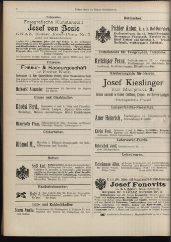 Amtsblatt der landesfürstlichen Hauptstadt Graz 18970720 Seite: 34