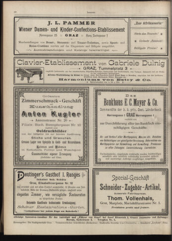 Amtsblatt der landesfürstlichen Hauptstadt Graz 18970720 Seite: 38