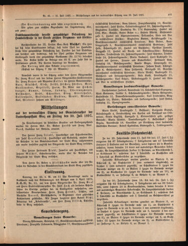 Amtsblatt der landesfürstlichen Hauptstadt Graz 18970731 Seite: 21