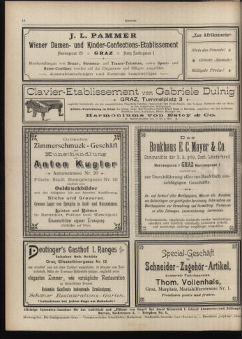 Amtsblatt der landesfürstlichen Hauptstadt Graz 18970731 Seite: 36