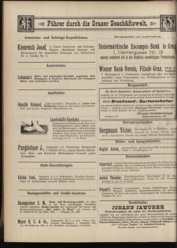 Amtsblatt der landesfürstlichen Hauptstadt Graz 18970810 Seite: 28