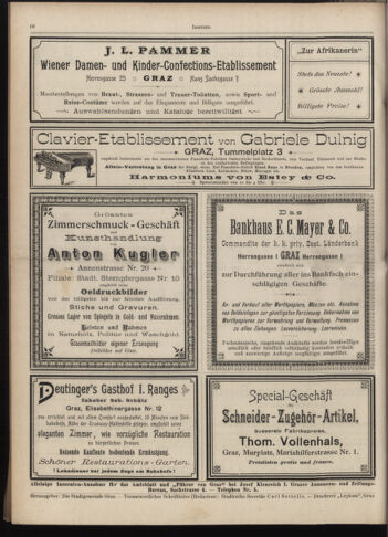 Amtsblatt der landesfürstlichen Hauptstadt Graz 18970810 Seite: 34