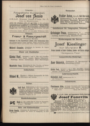 Amtsblatt der landesfürstlichen Hauptstadt Graz 18970820 Seite: 22