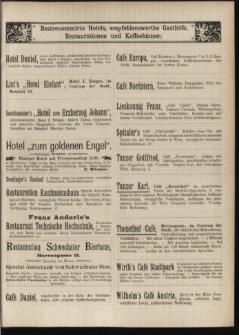 Amtsblatt der landesfürstlichen Hauptstadt Graz 18970820 Seite: 25