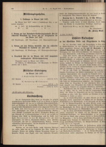 Amtsblatt der landesfürstlichen Hauptstadt Graz 18970831 Seite: 10