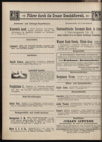 Amtsblatt der landesfürstlichen Hauptstadt Graz 18970831 Seite: 18