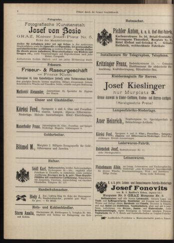 Amtsblatt der landesfürstlichen Hauptstadt Graz 18970831 Seite: 20