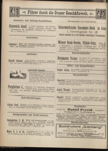 Amtsblatt der landesfürstlichen Hauptstadt Graz 18970910 Seite: 20