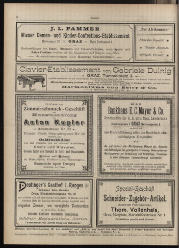 Amtsblatt der landesfürstlichen Hauptstadt Graz 18970910 Seite: 26