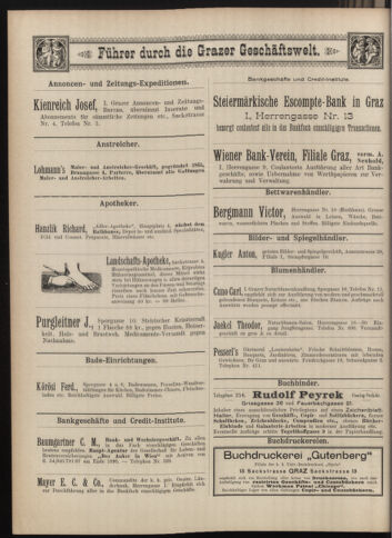 Amtsblatt der landesfürstlichen Hauptstadt Graz 18970921 Seite: 34