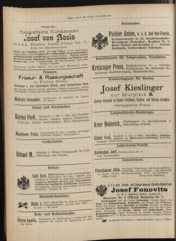 Amtsblatt der landesfürstlichen Hauptstadt Graz 18970921 Seite: 36