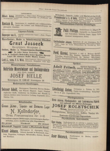 Amtsblatt der landesfürstlichen Hauptstadt Graz 18970921 Seite: 37