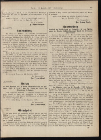 Amtsblatt der landesfürstlichen Hauptstadt Graz 18970930 Seite: 25