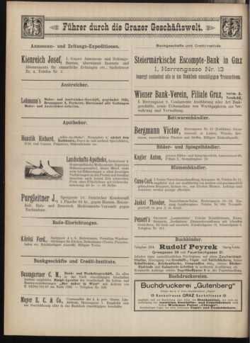 Amtsblatt der landesfürstlichen Hauptstadt Graz 18970930 Seite: 32