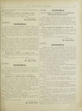 Amtsblatt der landesfürstlichen Hauptstadt Graz 18971010 Seite: 19