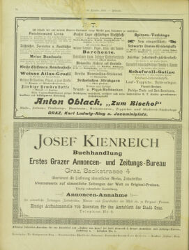 Amtsblatt der landesfürstlichen Hauptstadt Graz 18971020 Seite: 46