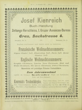 Amtsblatt der landesfürstlichen Hauptstadt Graz 18971221 Seite: 34