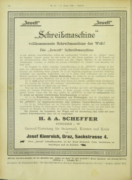 Amtsblatt der landesfürstlichen Hauptstadt Graz 18980111 Seite: 46