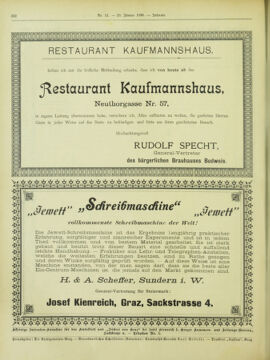 Amtsblatt der landesfürstlichen Hauptstadt Graz 18980120 Seite: 30