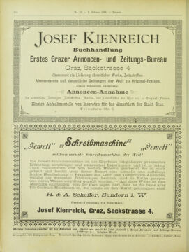 Amtsblatt der landesfürstlichen Hauptstadt Graz 18980201 Seite: 26