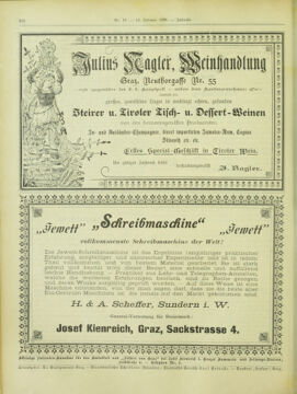 Amtsblatt der landesfürstlichen Hauptstadt Graz 18980210 Seite: 44