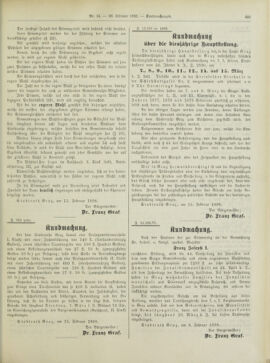 Amtsblatt der landesfürstlichen Hauptstadt Graz 18980220 Seite: 23