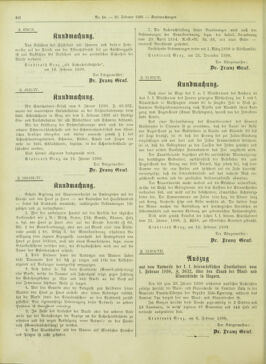 Amtsblatt der landesfürstlichen Hauptstadt Graz 18980220 Seite: 24