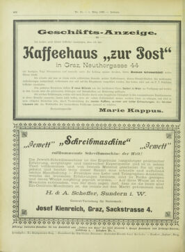 Amtsblatt der landesfürstlichen Hauptstadt Graz 18980301 Seite: 34