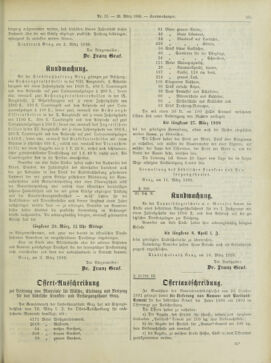 Amtsblatt der landesfürstlichen Hauptstadt Graz 18980320 Seite: 19