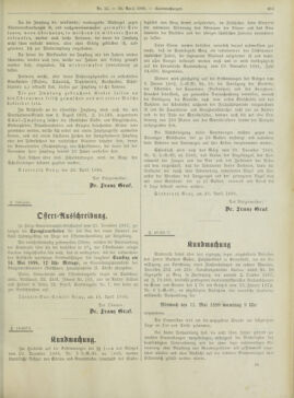 Amtsblatt der landesfürstlichen Hauptstadt Graz 18980430 Seite: 33