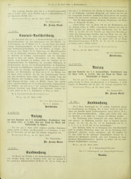 Amtsblatt der landesfürstlichen Hauptstadt Graz 18980430 Seite: 34