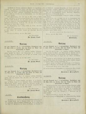 Amtsblatt der landesfürstlichen Hauptstadt Graz 18980610 Seite: 23