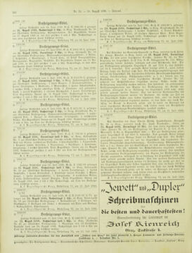 Amtsblatt der landesfürstlichen Hauptstadt Graz 18980810 Seite: 16