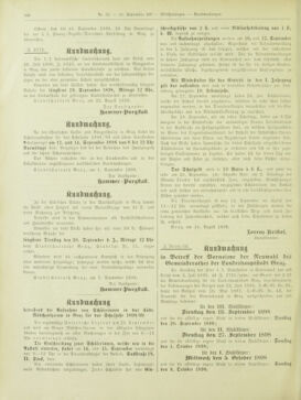 Amtsblatt der landesfürstlichen Hauptstadt Graz 18980910 Seite: 10