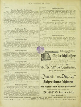 Amtsblatt der landesfürstlichen Hauptstadt Graz 18980930 Seite: 16