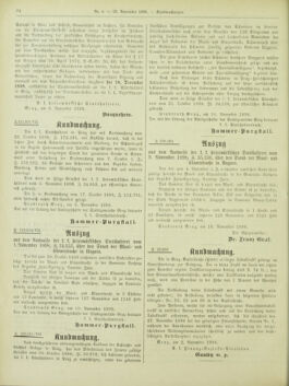 Amtsblatt der landesfürstlichen Hauptstadt Graz 18981120 Seite: 14