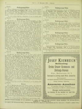 Amtsblatt der landesfürstlichen Hauptstadt Graz 18981120 Seite: 16