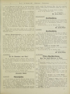 Amtsblatt der landesfürstlichen Hauptstadt Graz 18981130 Seite: 11