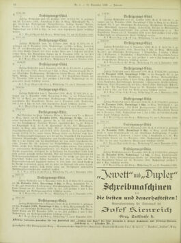 Amtsblatt der landesfürstlichen Hauptstadt Graz 18981130 Seite: 16