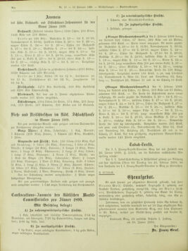 Amtsblatt der landesfürstlichen Hauptstadt Graz 18990210 Seite: 22