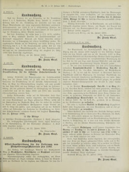 Amtsblatt der landesfürstlichen Hauptstadt Graz 18990210 Seite: 23