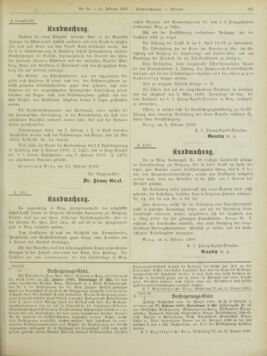 Amtsblatt der landesfürstlichen Hauptstadt Graz 18990221 Seite: 31