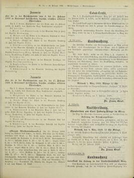 Amtsblatt der landesfürstlichen Hauptstadt Graz 18990228 Seite: 21