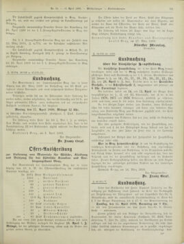 Amtsblatt der landesfürstlichen Hauptstadt Graz 18990410 Seite: 19